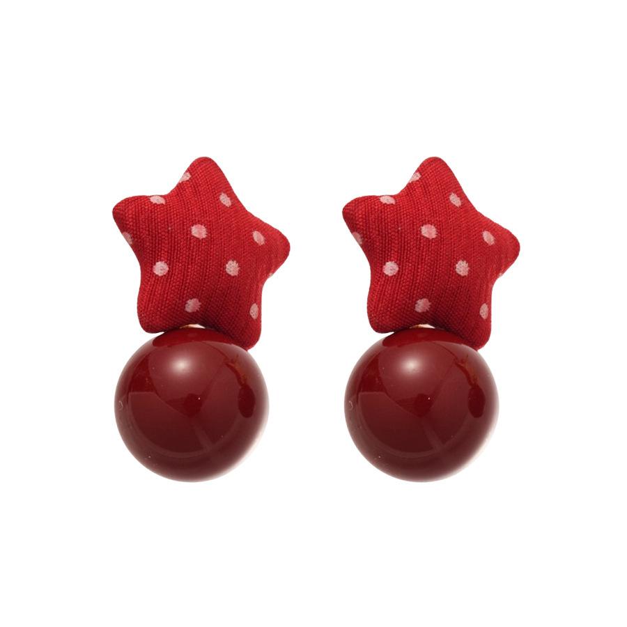 Autumn Winter Christmas Series Versatile Stud Earrings - High-End Fashion with Unique Personality