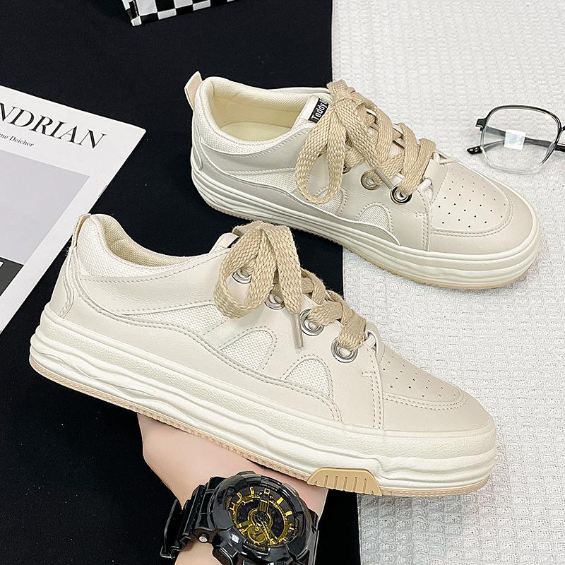 Little white shoes men's 2025 spring new low-top men's casual board shoes Korean version of versatile mesh breathable men's trendy shoes