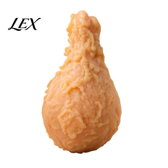 Stretchy Drumstick Toy Simulated Stress Relief Toy, Realistic Chicken Leg Squeeze Relaxation Hand Fidget Anxiety Gadget for Kids Adults