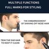 Cordless Nose Trimmer Waterproof  Pocket  Skin Friendly Trimming Tool Home Travel Essential Device