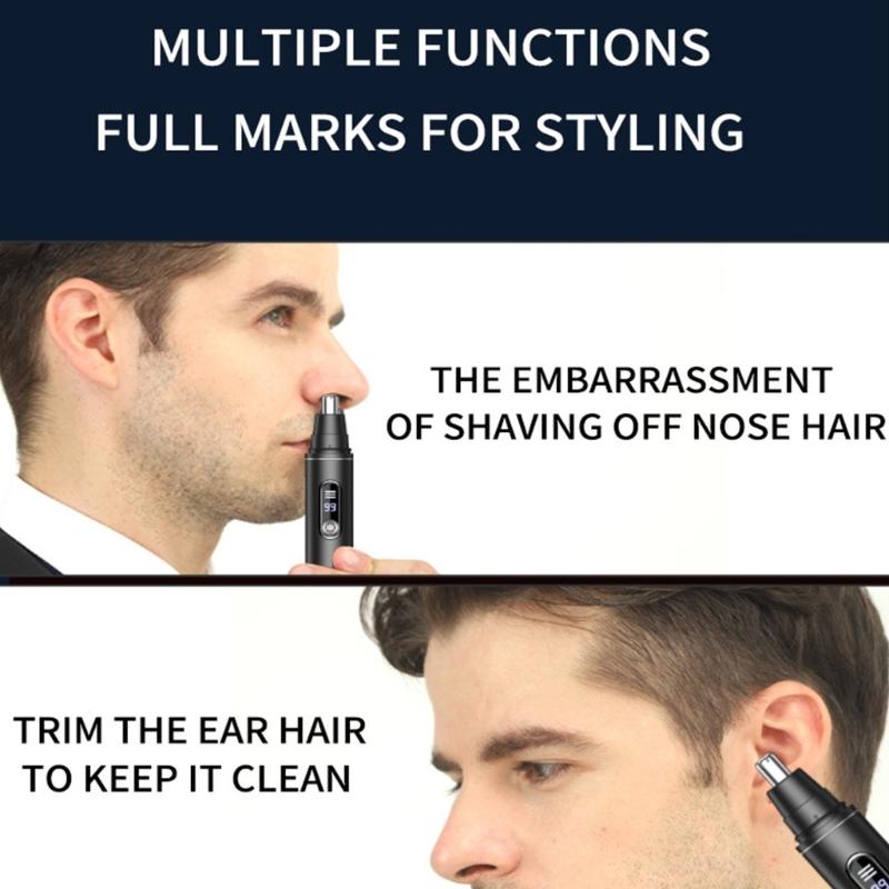 Cordless Nose Trimmer Waterproof Pocket Skin Friendly Trimming Tool Home Travel Essential Device