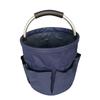 Portable Storage Basket Shopping Basket Foldable Garden Tool Basket Outdoor Picnic Basket Beach Bag Washing Bag Durable Oxford