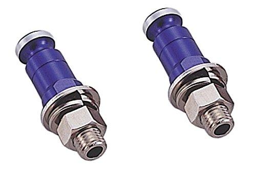 

POSH 010101-01 Motorcycle Goods Color Turn Signal Stay, M0.4 inches (10 mm), Blue синий