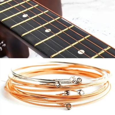 Neue Klassische Gitarrensaiten Nylon, 1 Satz 6 Stück Kupferumwickelte Basssaiten Für Klassische Akustikgitarre