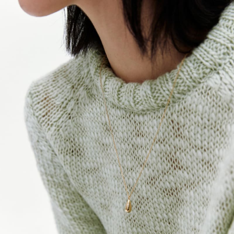 

moi moi Water drop necklace silver