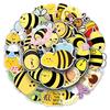 51pcs Cute Cartoon Bee Stickers for DIY Decoration - Tablet, Luggage, Refrigerator, Phone