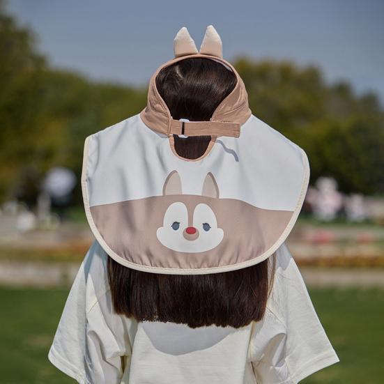 Kids Hat with Solar USB Powered Fan Cartoon Styling Shawl Design Adjustable Outdoor Hiking Cycling Fishing Cap
