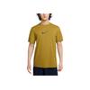Nike Hiverse Round Neck Pullover Letter Print Quick-Dry Short Sleeve T-Shirt Men T-Shirts Desert-Moss Fur HV4882-399