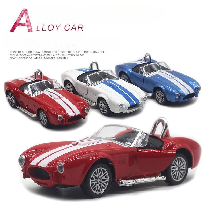 13CM 1:32 Scale Metal Alloy Classic Shelby Cobra 427 Classical Auto Car Model Diecast Vehicles Toys Children Christmas Gifts