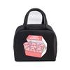 Fast Food Pig Printed Portable Lunch Bags Women Men Thermal Insulation Lunch Box Storage Bag Cartoon Children Bento Lunch Bag