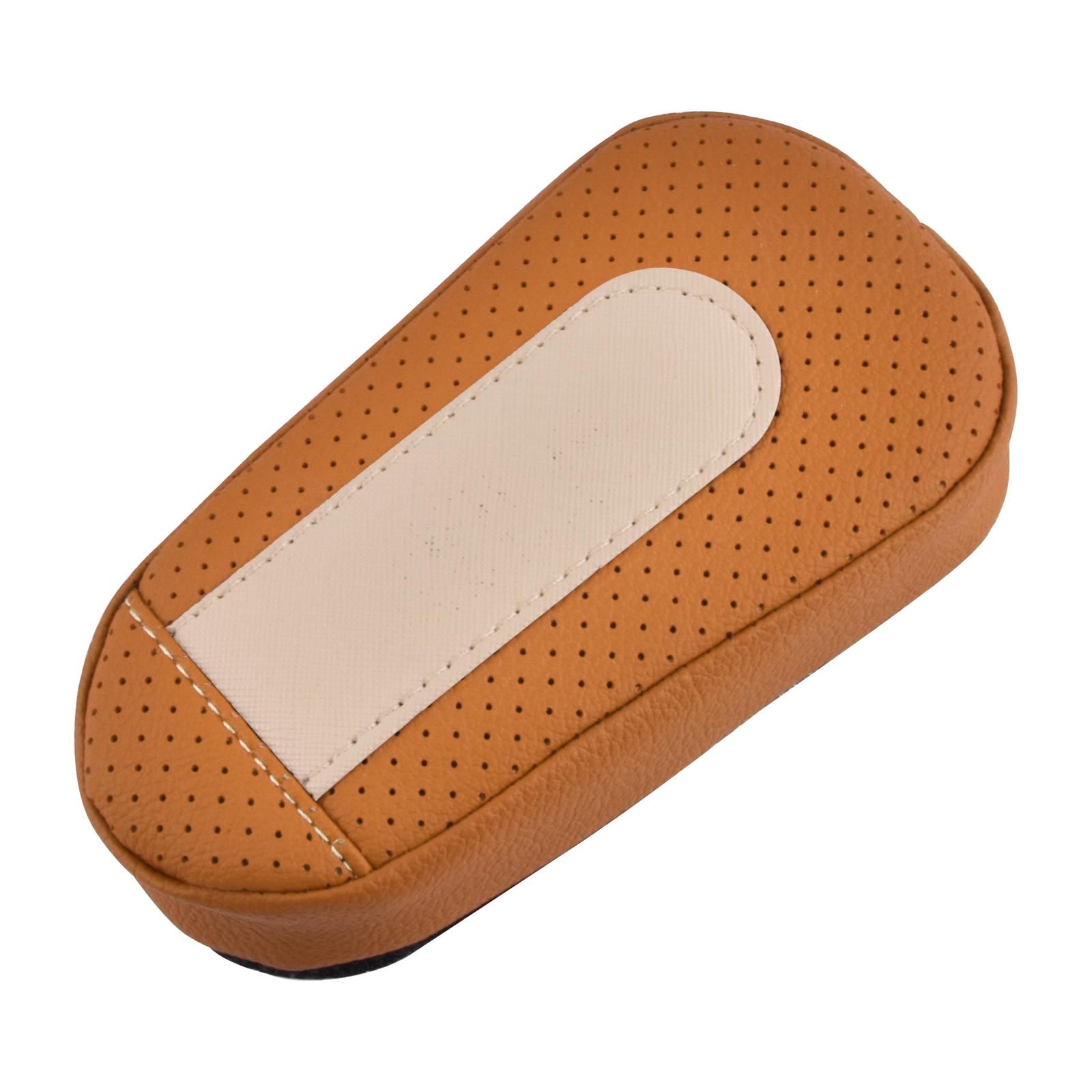 Universal Seat Supports Stylish and comfortable Leg Cushion Knee Pad Armrest pad Interior Car Self-adhesive Memory Accessories коричневый