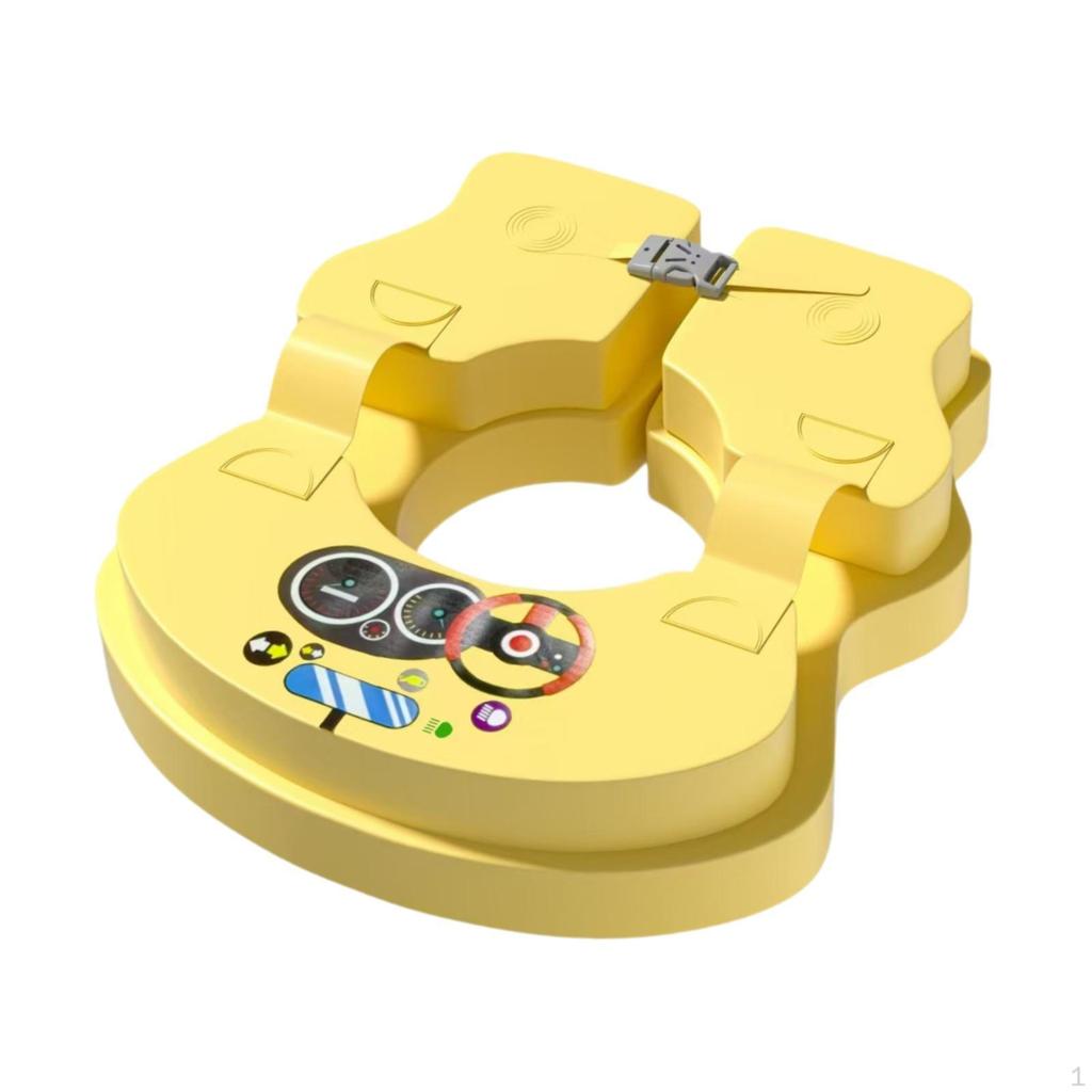 Infant Baby Pool Float Swim Adjustable Water Waist Swimming Rings yellow