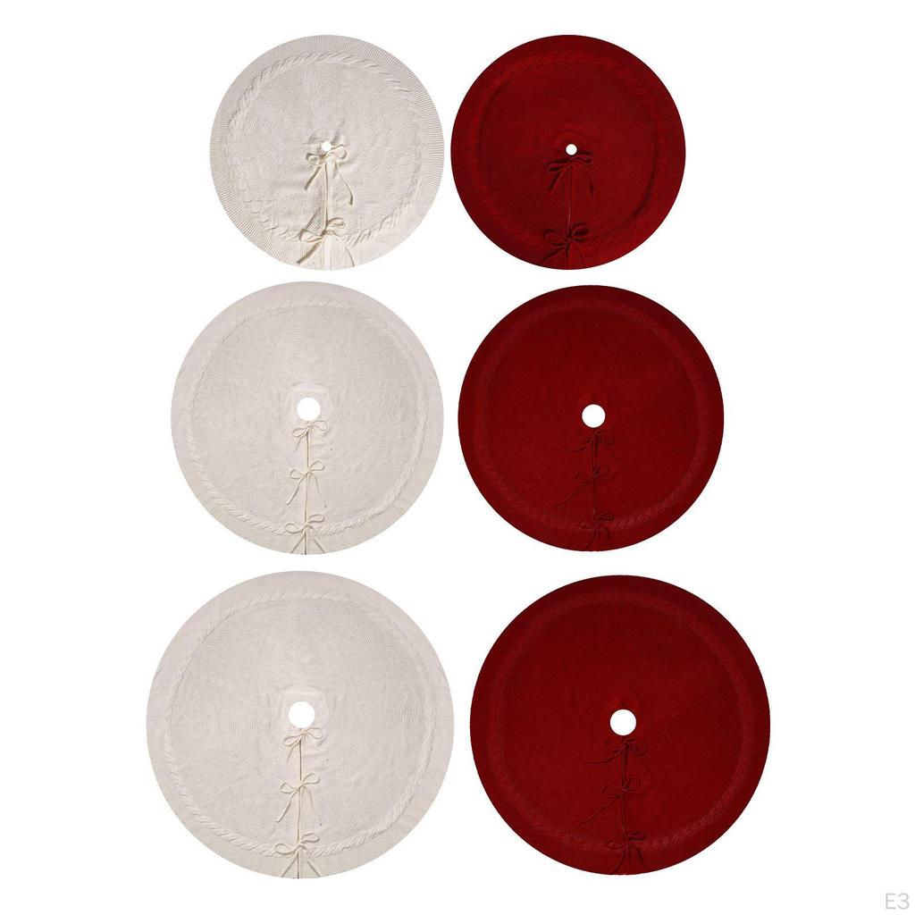 Christmas Tree Apron and Mat for Seasonal Decoration