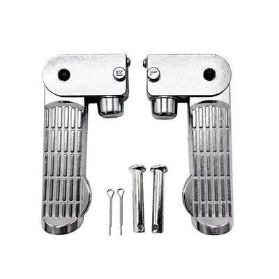 1 Paar Aluminiumlegierung E-Bike Pedalset Fußstütze Klappbare Fußstütze Pedalersatz für E-Bike Fahrrad