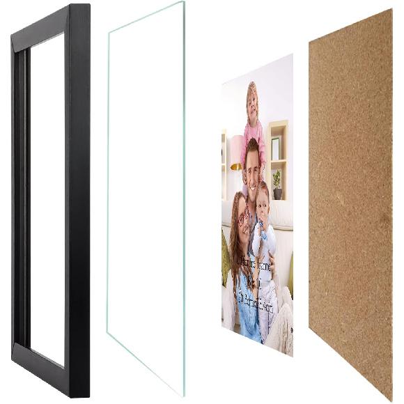 Giftgarden 10-Pack Black Picture Frames for Multiple Sizes Photos, Two 8x10, Four 5x7, Four 4x6, Multi Assorted Photo Frame for Collage Wall or