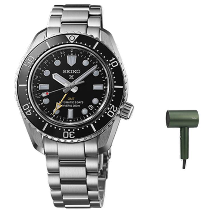 

SEIKO Automatic Mechanical Movement Stainless Steel Strap Watch Unisex Black Dial SPB383J1