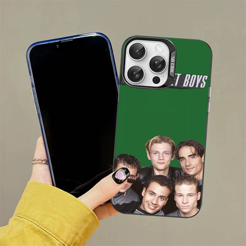 

Pop Band Backstreet Boys Phone Case For IPhone 17 16 15 14 13 12 11 Pro Max Plus Color Silver Cover iPhone 16