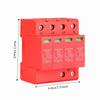 4P House Arrester Device 385V Power Transient Protector Durable Low Voltage Arrester  House