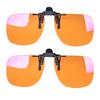 Red Lens Clip On Better Sleep Clipon  Black Polarized Sunglasses Clip On Big Size Square Shape Orange Lens Yellow Driving Lenses