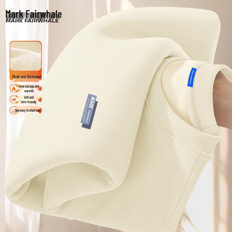 

Mark Fairwhale Мужской толстый флисовый свитшот с круглым вырезом 3XL