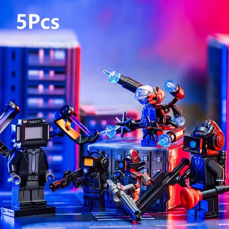 

Большой Размер Новый Скибиди Туалет Коробка Конструктор Большой Титан Камерамэн Спикермэн Мини Экшн Фигурка Игрушки