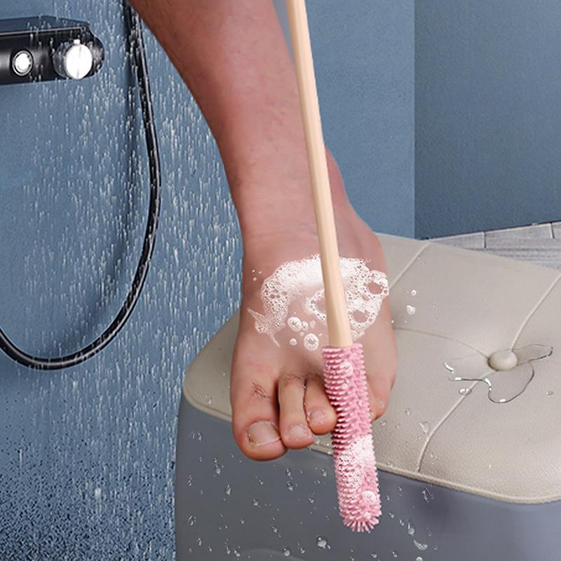Toe Cleaning Brush Toe Seam Scrubbing Brush Anti-Itch Foot Scrubber Skin Exfoliation Feet Cleaner Remove Dead Skin Tools