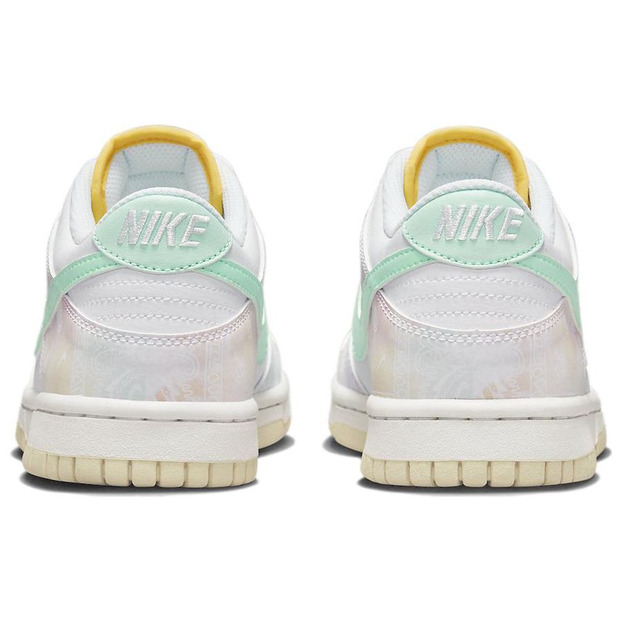 Nike Dunk Low GS Pastel Paisley Kids Sneakers White Phantom Mint-Foam FJ7707-131