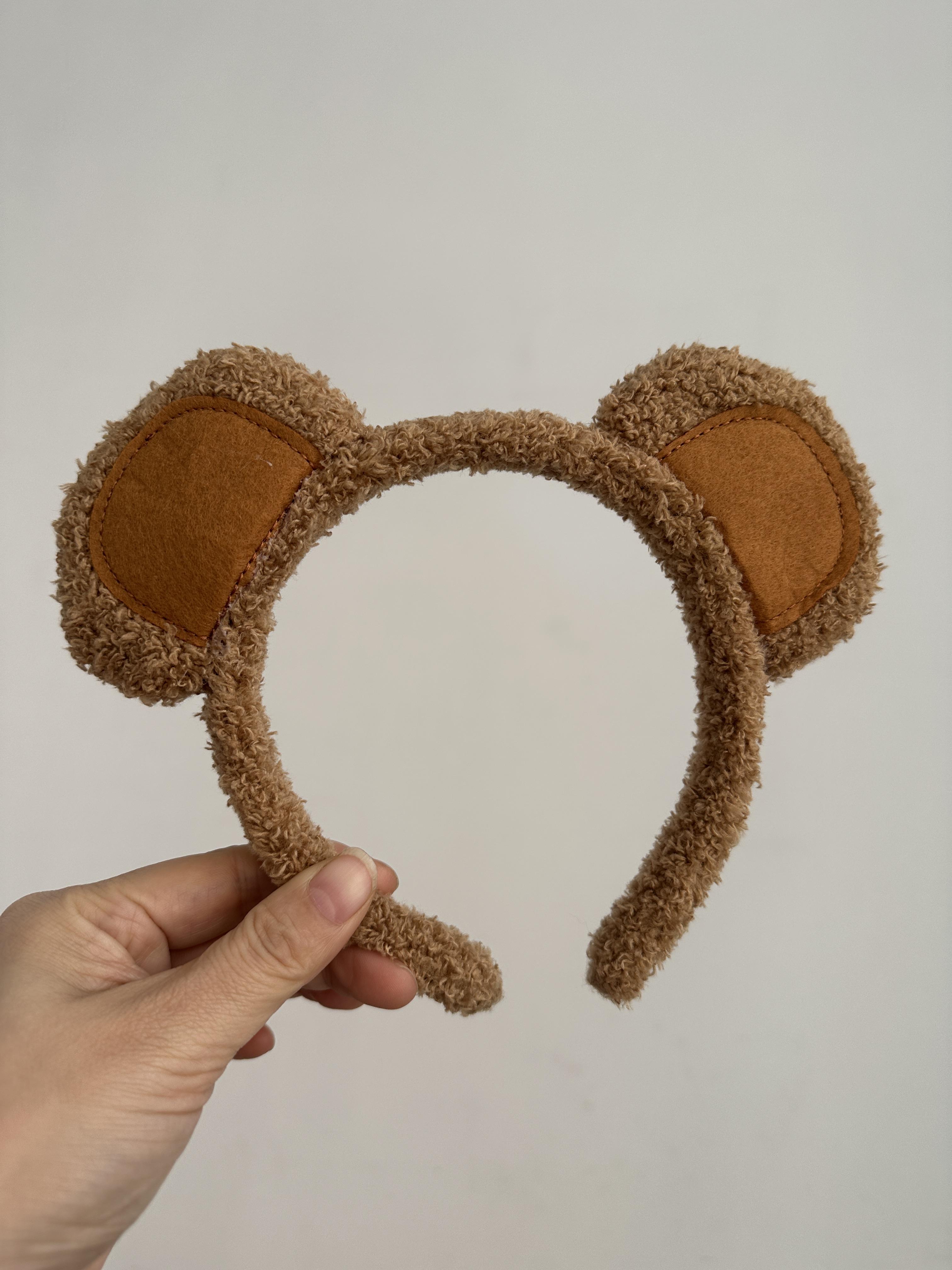 Vrouw Pluche Leeuwenoren Haarband Carnavals Cosplay Animes Karakter Haar Decor Make-up Live Uitzending Cosplay Feest Hoofddeksels brown