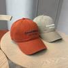 College style high quality pure cotton letter embroidery green baseball cap children soft top versatile face small cap men