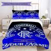 Biancheria da letto Rangers F con nome personalizzato, Set piumone Copripiumone Federa Regalo di compleanno per la casa(1 * copripiumino + 2 * federa, senza nucleo)_xia