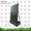 Bloom Leaf Field Magnetic Map Board with Stand
