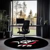 France Rugby Printed Round Rug Carpet Chair Rug Area Rug Entryway Doormats,for Office Chair Living Room Bedroom Kitchen Room.
