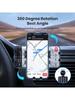 Car Phone Holder Mount, [Upgrade Auto Locking] Universal Phone Holder With Hook Clip For Car Air Vent Compatible With Cellphones