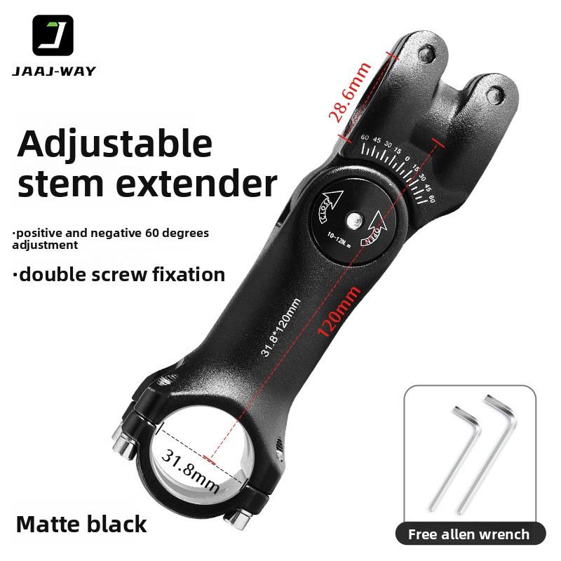 Verstellbarer Fahrrad-Erhöhungsgriff Vertikaler Aluminiumlegierungs-Vorbau Erhöhungs-Booster Variable Geschwindigkeits-Modifikationszubehör