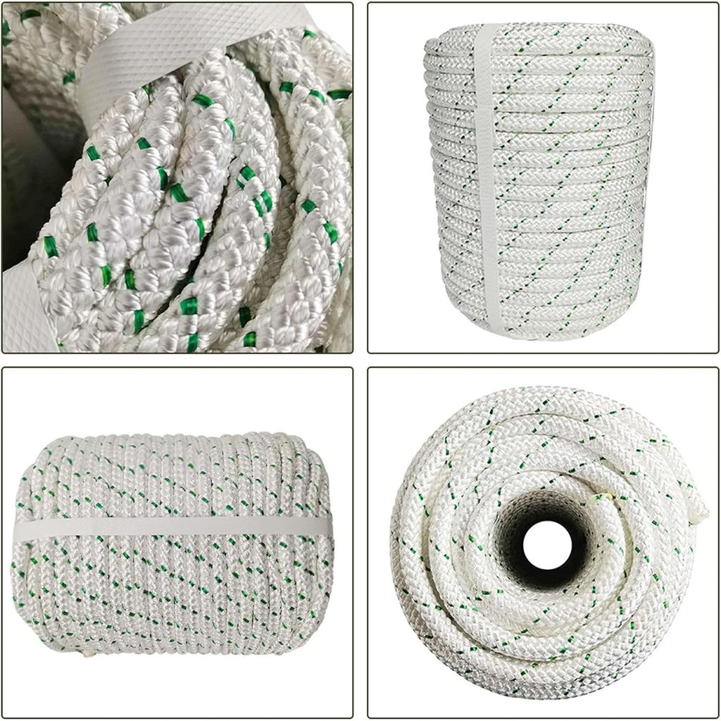 3/8Inch 100Ft Double Braid Polyester Pulling Strength Rope