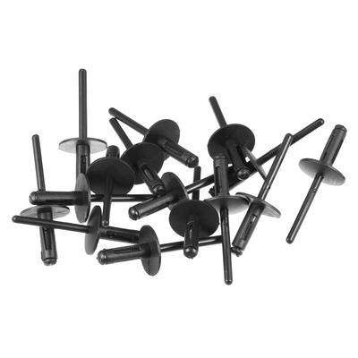 VekAuto BMW X1 2013-2023 15pcs Fender Liner Rivets Durable Plastic Black Wheel House Liner