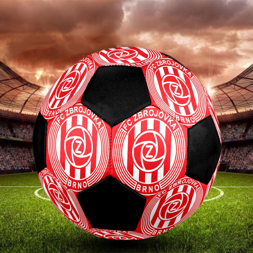 1PC Brno logo size 5 soccer ball PrahaIndoor Soccer Ball Colorful All Ages Machine Stitched PVC Competition Ready Durable High-Bounce