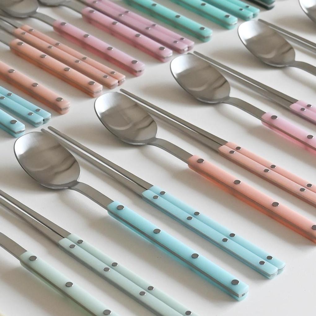 Berchia Children's Adult Spoon, Chopsticks, Fork, Kids Cutlery Set