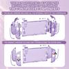 eXtremeRate DIY Replacement Shell Buttons for Nintendo Switch Custom Console Back Plate Controller Faceplate Decoration Strip with ABXY Directional