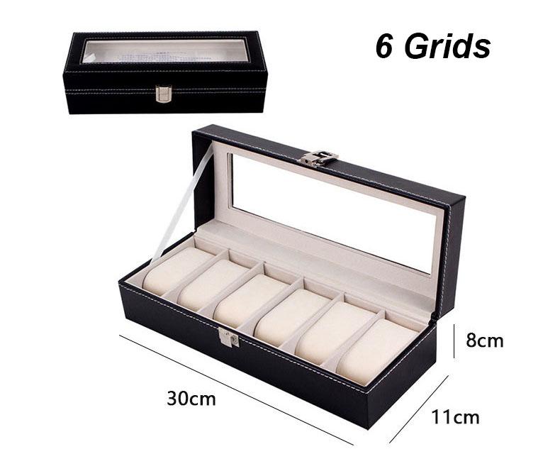 Delesys Multi-Purpose Home Storage Box Small Objects Organizer Box Watch Storage Case Leather Gift Box Glasses Storage Box