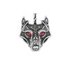 Stainless Steel Celtic Viking Wolf Head Necklace Pendant