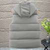 Plus Size M-5XL Winter Sleeveless Jackets Man Thick Outerwears Fashion Men's Warm Vest Hooded