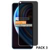 3 Pieces Anti-spy Tempered Glass for Realme 9