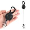 2Pcs Retractable Key Ring Holder High Elasticity Keychain Keys Chain for Outdoor