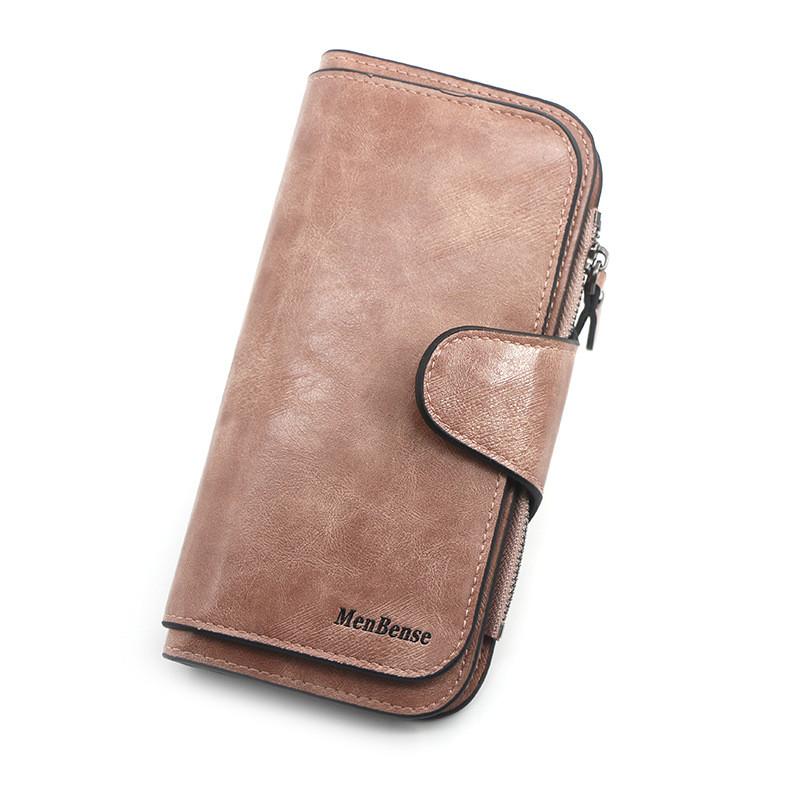 Fashion Woman Long Wallet Pu Leather With Multiple Compartments For Daily Use