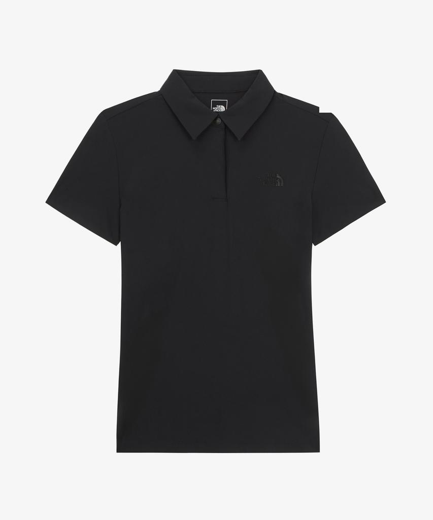 Noseupeiseu Nt7Pr38A Women'S Ice Day Short Sleeve Polo Black