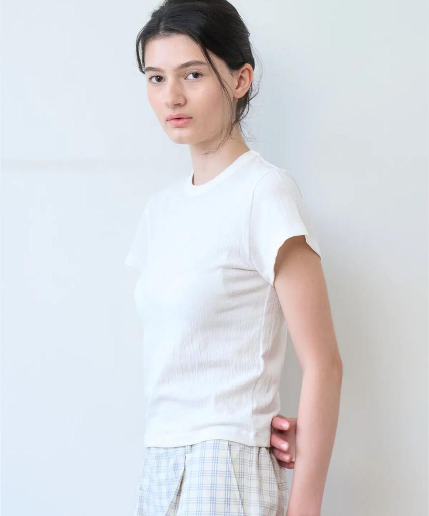 Eoldileu Basic Tencel T-Shirt, White