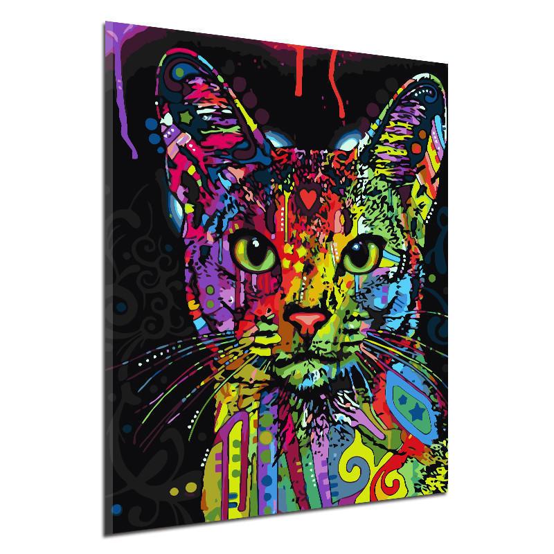 Animal Painting Canvas Wall Art With Handdrawn Design For Living Room Decor