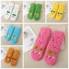 Cartoon Thickened Floor Socks Mid Tube Fleece Sock Women Cute Sleeping Slipper Socks  Winter