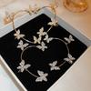 Gold Silver Color Butterfly Ear Clips Without Piercing For Women Ear Cuff Clip Earrings Wedding Fashion Aesthetic Korean Jewelry